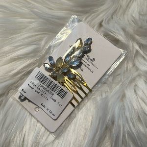Gold Hair Comb Brand New